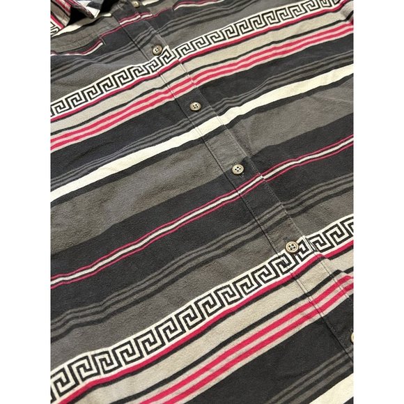 CABELAS Shirt Women Size Medium Aztec Flannel Southwestern Cowboy Western Button - Picture 9 of 16